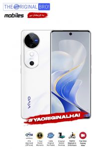 Vivo V40 5G | 12GB RAM | 256GB Storage | PTA Approved | 12 Months Warranty | White | The Original Bro Mobiles - TOB23